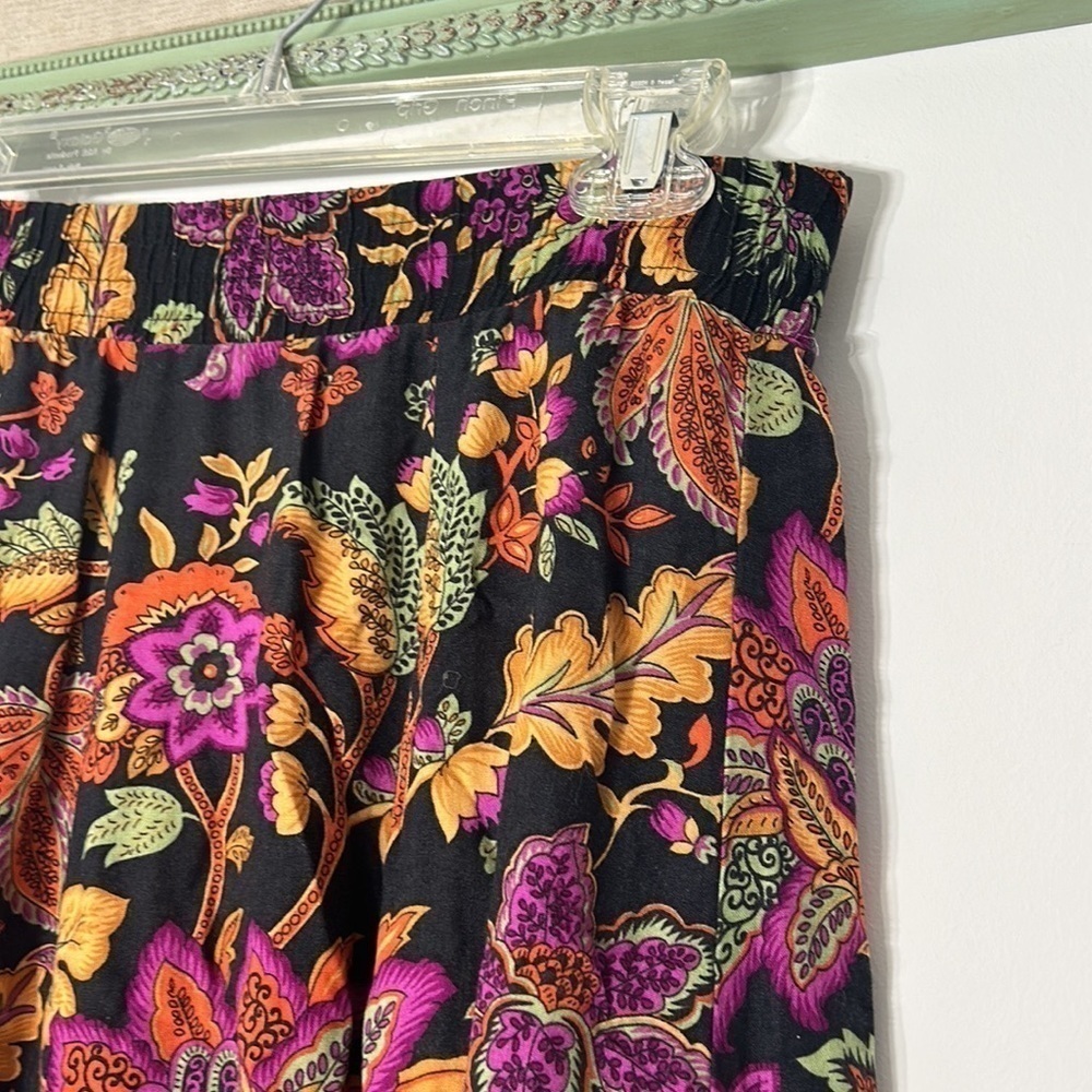Norton McNaughton classic floral midi skirt women’s size 10 / medium - Picture 3 of 5